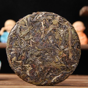 Thé brut Pu'er haut de gamme Qi Zi Bing (Gâteau des Sept Fils) 100g, thé pur de vieux arbres Mansong, vente en gros - Product Image 3