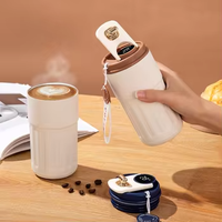 Meilleure vente 450ml en acier inoxydable Portable tasse à café affichage intelligent de la température carafe continue multifonctionnelle pour voiture