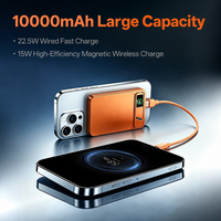 Nouvelle Arrivée 2026 : Station d'Énergie Magnétique Pliable 3-en-1 de 20W à Haute Capacité pour iPhone avec Support Téléphone et Chargeur Sans Fil