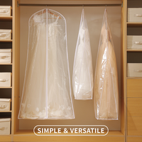Housse de rangement anti-poussière personnalisée avec logo pour robes longues, robes de mariée, sac de protection pour robes de mariée pour les boutiques de robes de mariée