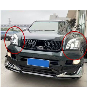 Red de rejilla de parachoques de coche, actualización de estiramiento facial para <span class=keywords><strong>Toyota</strong></span> <span class=keywords><strong>Land</strong></span> <span class=keywords><strong>Cruiser</strong></span> Prado J120 120 2002 2003 2004 2005 2009 2007 2008 2009 TRD Kits - Product Image 1