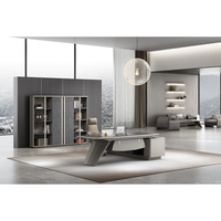 Muebles de Oficina de Madera de Lujo para Directores y Gerentes, Archivador Vertical Resistente, Estantería para Libros, Gabinete de Almacenamiento para Oficina