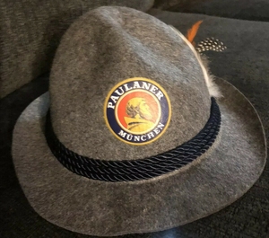 Chapeau en feutre gris <span class=keywords><strong>Paulaner</strong></span> Munich avec logo imprimé - Product Image 3
