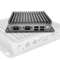 Potente Mini PC de Bolsillo con CPU J1900 de Cuatro Núcleos, 4 GB de RAM Integrada, Doble LAN Industrial, Ranura para Tarjeta SIM