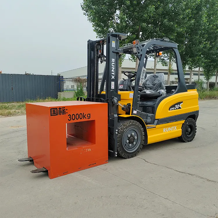 Runtx depo Forklift elektrikli 5 t 3 Ton 2.5 Ton 2 Ton çatal kaldırıcı satılık yeni marka 3.5 Ton Li-ion lityum pil Forklift