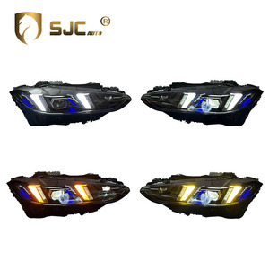 Faro SJC Auto per <span class=keywords><strong>BMW</strong></span> <span class=keywords><strong>Serie</strong></span> 4 G22 G82 G80 G26 21-25 Modificato con Luce Diurna Occhio di Serpente Giallo Bianco DRL Ombra <span class=keywords><strong>Nera</strong></span> - Product Image 1