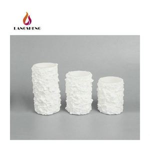 Wholesale Primitive Good Quality <strong>Color</strong> <strong>Change</strong> Tall Pillar Snow Led <strong>Candles</strong> - Product Image 4