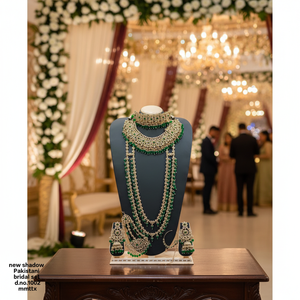 Elegante Conjunto de Joyería Étnica de Latón de Alta Calidad para Novia, Compromiso, Boda, Aniversario, con Baño de Rodio y Circonitas, Gargantilla Shadow - Product Image 3