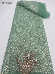 Thiết Kế Mới Phi Ren Thêu Vải Sequins Pháp Số Lượng Lớn Ren Vải - Product Image 6