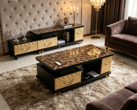 Meubles TV et Tables Basses Modernes Haut de Gamme avec Fonction de Rangement, Meubles de Salon pour Villa, Appartement, Hôtel