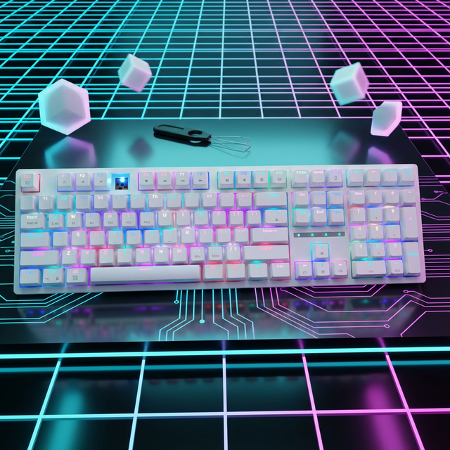 Factory Custom Wired 108 Keys RGB Mechanical Gaming Keyboard Stock Wireless RGB Hotswap Tri-mode Gaming Mechanical Keyboard