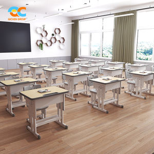किचेन समूह-प्रत्यक्ष शैक्षिक फर्नीचर ओएम/ओडम समर्थित एंटी-स्क्रैच धातु डेस्क और कुर्सी स्थिर बच्चों की मेज और कुर्सियां - Product Image 1