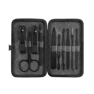 Outils de pédicure professionnels <span class=keywords><strong>pour</strong></span> les doigts et les <span class=keywords><strong>pieds</strong></span>, ensemble de <span class=keywords><strong>manucure</strong></span> de 10 pièces, coupe-ongles, <span class=keywords><strong>kit</strong></span> de pédicure avec étui de voyage, <span class=keywords><strong>pour</strong></span> la maison - Product Image 1