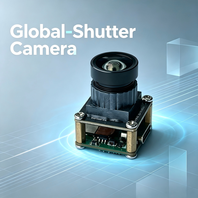 Mini Global Shutter USB2.0 Camera 1080P 120FPS Driver Free Built in Mic for AI Machine Vision Custom Available