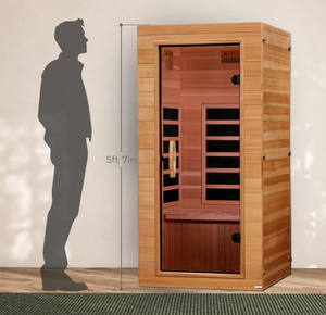 赤外線サウナ1人用コンパクト超低EMF FARレッドライトセラピー付き - Product Image 6