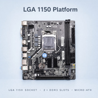 Carte mère Esonic H81 B85 prend en charge 2* DDR3 LGA1150 4ème génération de processeurs Intel Core TM I3 I5 I7 Pentium Celeron Series ITZR
