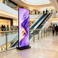 Pantalla LED Publicitaria con Espejo, Máquina de Publicidad Digital a Todo Color con Control por Computadora y Smartphone para Tiendas, Eventos Comerciales