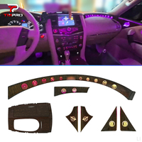 TMPRO 64 couleurs LED pour éclairage d'ambiance contrôlé par application 12V, kit de rétrofit pour Nissan Patrol Y62 2012-2018, intérieur