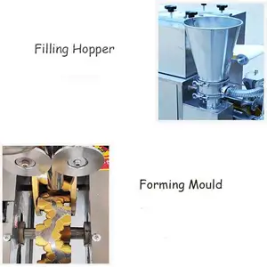 جيزا ماكينة صناعة ألواح الأسطح/الذرة الطحين زلابية آلة/دليل لفة زنبركية صانع