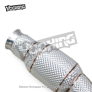 Collecteur d'échappement Race Catalyst pour Lamborghini <span class=keywords><strong>Gallardo</strong></span> 5.0L 2004-2007 Haute performance 100/200/300 cellules Collecteur d'échappement - Product Image 5