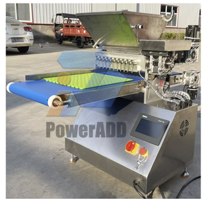 소규모 비즈니스 데스크탑 자동 달콤한 하드 소프트 캔디 구미 초콜릿 퍼지 만들기 쏟아지는 기계 - Product Image 5