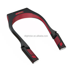 Lampu leher LED portabel isi ulang daya bebas genggam lampu peluk leher silikon lunak fleksibel lampu leher tahan air perawatan dapat diredupkan - Product Image 1