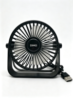 Mini ventilateur de bureau, alimentation par câble USB, ventilateur de bureau à 3 niveaux de vitesse, angles réglables