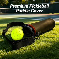 Housse de protection portable en néoprène pour raquettes de pickleball, durable, en nylon, convient aussi aux raquettes de tennis de table