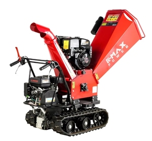 15HP cingolato tipo di legno cippatrice trituratore cingolato <span class=keywords><strong>a</strong></span> benzina Mobile agricoltura tricher cippatrice 5 pollici Commerical legno frantoio - Product Image 1