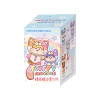 Authentique Fluffy Meatball Cotton Candy Little Treasure Second Generation Vinyl Series Blind Box Cute Ornament Doll Set