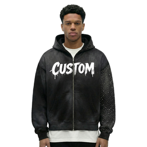 Sudadera con Capucha <span class=keywords><strong>Bape</strong></span> <span class=keywords><strong>Shark</strong></span> de Alta Calidad con Pedrería, Algodón Grueso, Unisex, Estilo Urbano, Cómoda y Elegante - Product Image 3