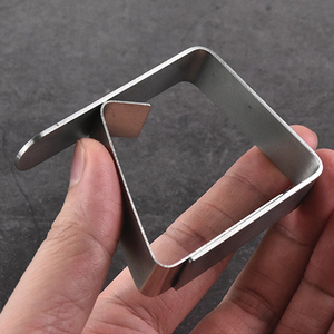 Acciaio inossidabile argento ispessito forte copertura da tavolo Clip per tovaglia supporto morsetto - Product Image 2