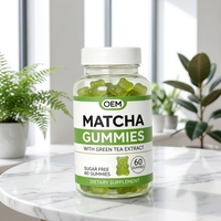 Complément Alimentaire Antioxydant en Gommes de Matcha Certifié ISO 9001 OEM/ODM pour Adultes et Adolescents - Beauté, Durée de Conservation de 24 Mois