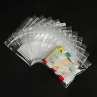 Custom Logo Print Small Ziplock Biodegradable Plastic Pill Bag