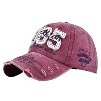 Cappellino da Baseball Personalizzato con Ricamo 3D Patchwork, Stampa Disegnata a Mano, Denim Lavato Effetto Invecchiato, Cuciture Vintage, Stile Becco d'Anatra, Vibe Hip-Hop