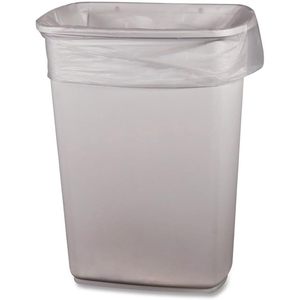 Bolsas de Basura Perforadas Impresas de Baja Densidad de 33 Galones (33 Pulgadas) X 39 Pulgadas Transparente (250/caja) - Product Image 1
