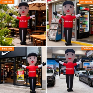 Hochwertige aufblasbare Air Dancer Boy Werbung aufblasbare benutzer definierte Logo für Party Factory Preis Funny Sky Dancer Einfache Installation - Product Image 1