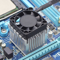 Disipador de calor de aluminio de alta potencia para ordenador de escritorio, disipador de calor de placa base de puente norte y sur, 43x40x36Mm, PCB