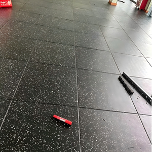 Tapetes de Gimnasio Antideslizantes, Resistentes a Impactos, con Reducción de Ruido, para Gimnasio en Casa, Garaje, Fitness, de Alta Densidad, Impermeables, Encajables - Product Image 1