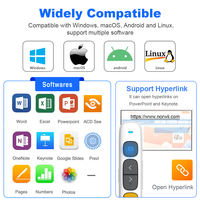 Presentadores Inalámbricos Profesionales N29 BLE con Hyperlink Alt-Tab, Clicker Bluetooth, Certificación FDA, FCC y CE, para Suministros de Oficina y Escolares