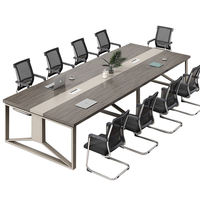 XTHYZ-028 de bureau de direction au design moderne et luxueux Table de conférence Chaises de réunion Mobilier de bureau en bois