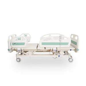 Multi Purpose Nursing 3 Function Home Electric Medical Bed Clinic Patient Bed Electric ICU Hospital Bed With Wheels