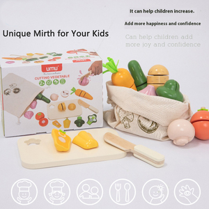 Simulation Bag Fruit Vegetable Cute Fun Food Model Children's Kitchen Play Puzzle Early Education Learning Toys for Boys Girls - Product Image 3