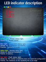 Neey Enerkey 15A Equilibrador de Celdas Activo 2S-24S para Baterías Lifepo4 Li-Ion LTO con Software BMS para Sistemas de Almacenamiento Solar