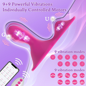 9 + 9 modları yetişkin oyuncaklar seks oyuncakları oturmak APP uzaktan kumanda ile Clit Anal g-spot vibratör külot giyilebilir vibratör - Product Image 2