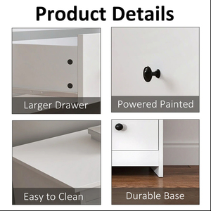 <span class=keywords><strong>Commode</strong></span> <span class=keywords><strong>blanche</strong></span> de luxe sur mesure <span class=keywords><strong>grande</strong></span> capacité pour salon et chambre à coucher – Vente en gros de meubles - Product Image 3