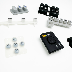 Bộ nút silicon chống thấm nước ODM phím điều khiển Silicone đúc CNC chính xác - Product Image 2