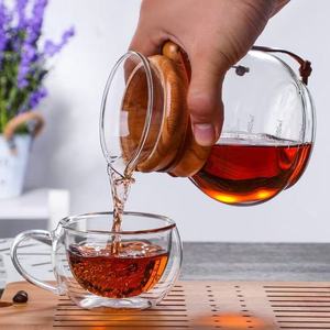 Ensemble de mini-pots <span class=keywords><strong>à</strong></span> <span class=keywords><strong>infusion</strong></span> manuelle en borosilicate transparent M Premium Selection, infuseurs <span class=keywords><strong>à</strong></span> thé <span class=keywords><strong>à</strong></span> <span class=keywords><strong>froid</strong></span>, 400 ml, écologiques et créatifs - Product Image 2