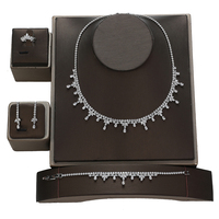 Ensemble de bijoux délicats vente en gros de luxe Dubai zircon cubique ensemble de bijoux bijoux de mariée BN9099 Bijoux Femme Ensemble pour les femmes