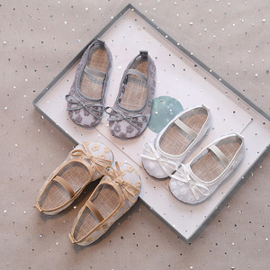 Sandales d'été en maille pour enfants, chaussures décontractées pour filles, broderie florale 3D, chaussures plates pour filles avec nœuds, vente en gros pour enfants - Product Image 3